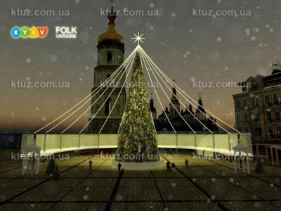Улицы Киева наряжают к приходу Нового года Улицы Киева наряжают к приходу Нового года