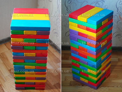 Дженга цветная