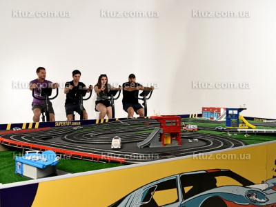 Автогонки на велотренажерах