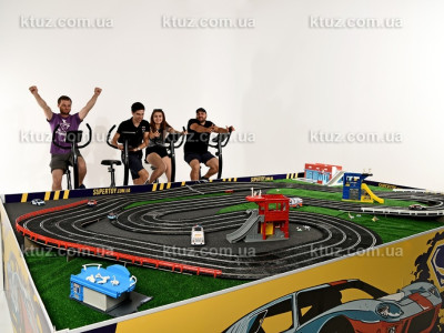 Автогонки на велотренажерах