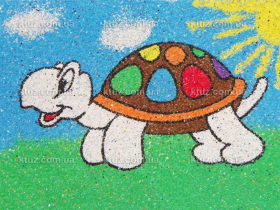 Картина из круп и песка