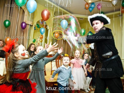 Шоу мыльных пузырей