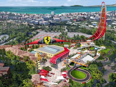 Грандиозный парк развлечений Ferrari Land открывается в апреле